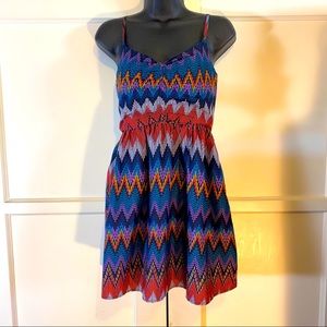 Roxy Mini Spaghetti Strap Summer Dress Small